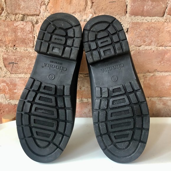 Chooka Delridge Chelsea Rain Boots Sz 6 Black Rubber Faux Fur Lined Waterproof - Picture 6 of 6